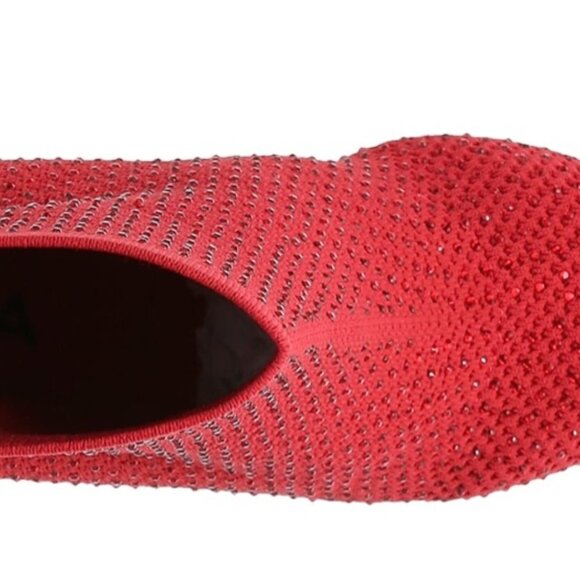 BRAND NEW in the Box! Cute Red Sparkle Bootie - Picture 5 of 5